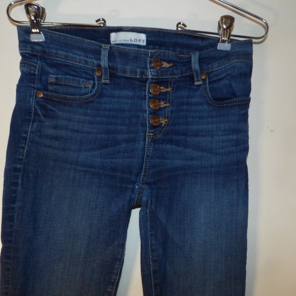 Loft Modern Skinny Jeans Sz 24/00 - Picture 2 of 6